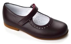 Riemchenschuhe In Bordeaux