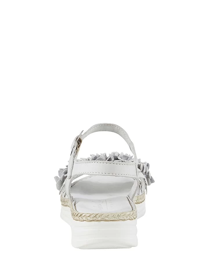 Andrea Conti Leder-Sandalen In Weiß 4 Andrea Conti Leder-Sandalen In Weiß – Bild 4