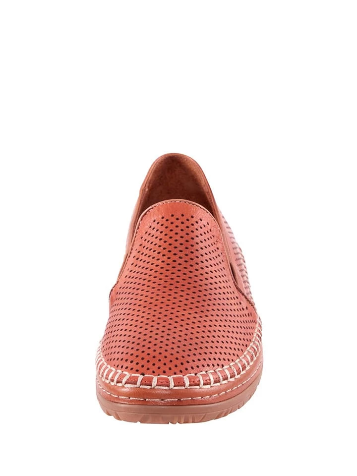 Andrea Conti Leder-Slipper In Rot 2 Andrea Conti Leder-Slipper In Rot – Bild 2