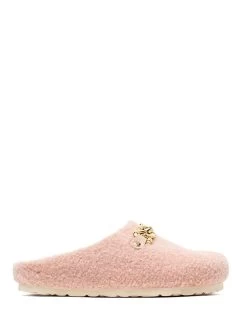 Woll-Hausschuhe "Avoriaz" In Rosa