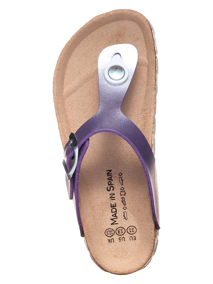 Zehentrenner In Flieder 4 Zehentrenner In Flieder – Bild 4