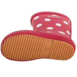 Gummistiefel "Naturkautschuck" In Rot Mit Punkten -Günstiges Schuh Himmel Geschäft bms sailing wear gummistiefel naturkautschuck in rot mit punkten 4
