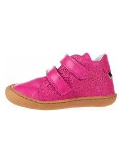 Leder-Sneakers In Pink