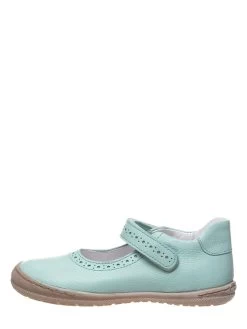 Leder-Spangenballerinas In Mint