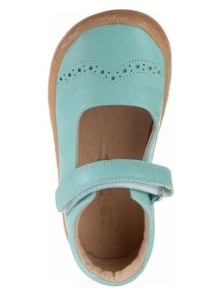 Leder-Spangenballerinas In Türkis -Günstiges Schuh Himmel Geschäft bo bell leder spangenballerinas in turkis 3