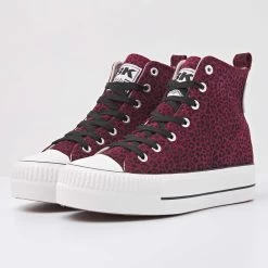 British Knights Sneaker Kaya Mid In Kirschrot/cheetah -Günstiges Schuh Himmel Geschäft british knights sneaker kaya mid in kirschrot cheetah 2
