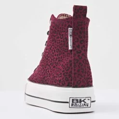 British Knights Sneaker Kaya Mid In Kirschrot/cheetah -Günstiges Schuh Himmel Geschäft british knights sneaker kaya mid in kirschrot cheetah 3