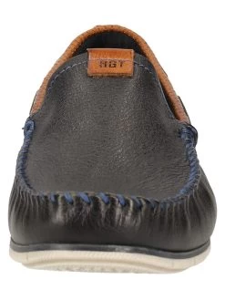 Bugatti Leder-Mokassins In Dunkelblau -Günstiges Schuh Himmel Geschäft bugatti leder mokassins in dunkelblau 3