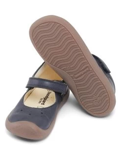 Bundgaard Leder-Ballerinas "The Walker" In Dunkelblau -Günstiges Schuh Himmel Geschäft bundgaard leder ballerinas the walker in dunkelblau 2