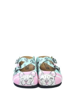 Clogs In Mint/ Lila/ Bunt -Günstiges Schuh Himmel Geschäft calceo clogs in mint lila bunt 3