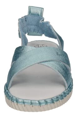 Sandaletten AYUS METALLIC CHA20-002 In Blau -Günstiges Schuh Himmel Geschäft chaaya sandaletten ayus metallic cha20 002 in blau 2