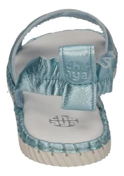 Sandaletten AYUS METALLIC CHA20-002 In Blau -Günstiges Schuh Himmel Geschäft chaaya sandaletten ayus metallic cha20 002 in blau 4
