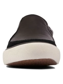 Clarks Leder-Slipper "Aceley Step" In Schwarz -Günstiges Schuh Himmel Geschäft clarks leder slipper aceley step in schwarz 2