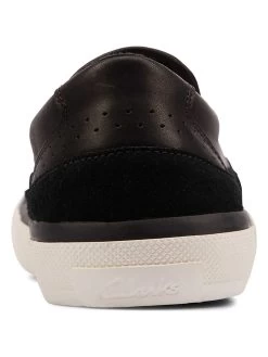 Clarks Leder-Slipper "Aceley Step" In Schwarz -Günstiges Schuh Himmel Geschäft clarks leder slipper aceley step in schwarz 5