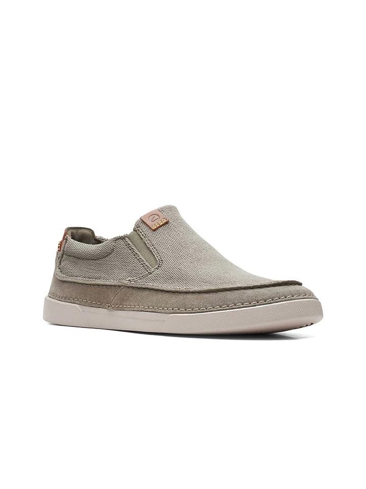 Clarks Leder-Slipper In Grau 2 Clarks Leder-Slipper In Grau – Bild 2
