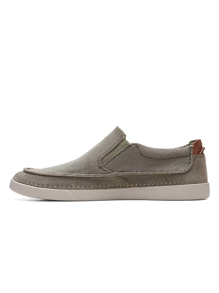 Clarks Leder-Slipper In Grau 5 Clarks Leder-Slipper In Grau – Bild 5