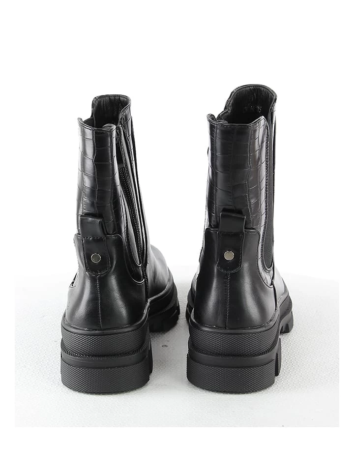 Boots In Schwarz 3 Boots In Schwarz – Bild 3