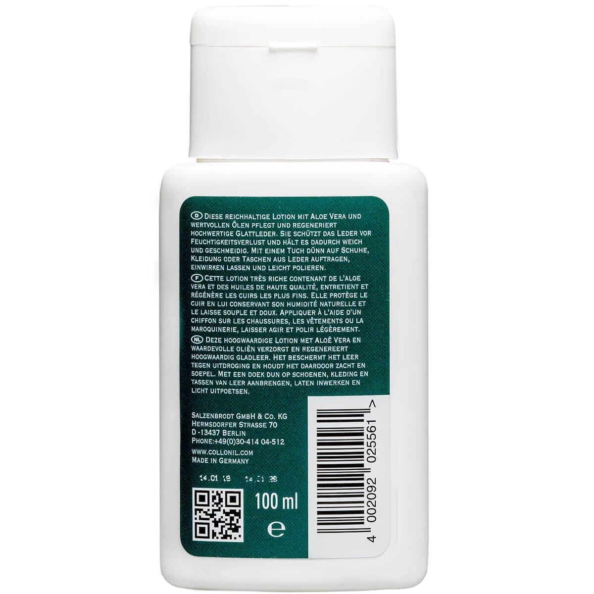 Schuhpflege 1909 Leather Lotion 100 Ml In Neutral 2 Schuhpflege 1909 Leather Lotion 100 Ml In Neutral – Bild 2