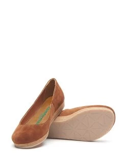 Leder-Ballerinas In Hellbraun -Günstiges Schuh Himmel Geschäft comfortfusse leder ballerinas in hellbraun 4