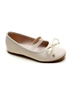 Spangenballerinas In Beige