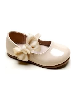 Spangenballerinas In Beige