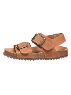 El Naturalista Leder-Sandalen In Camel