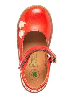 El Naturalista Leder-Spangenballerinas "Helmet" In Rot -Günstiges Schuh Himmel Geschäft el naturalista leder spangenballerinas helmet in rot 3