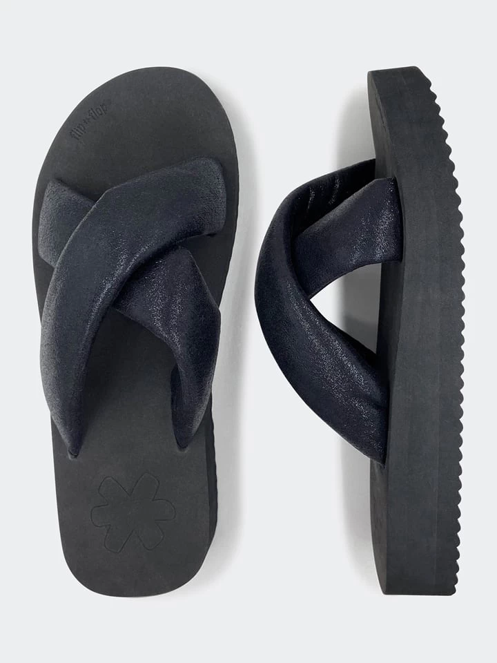 Pantoletten "Chic" In Schwarz 3 Pantoletten "Chic" In Schwarz – Bild 3