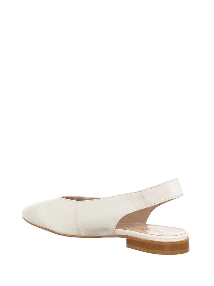 Leder-Ballerinas In Weiß 3 Leder-Ballerinas In Weiß – Bild 3