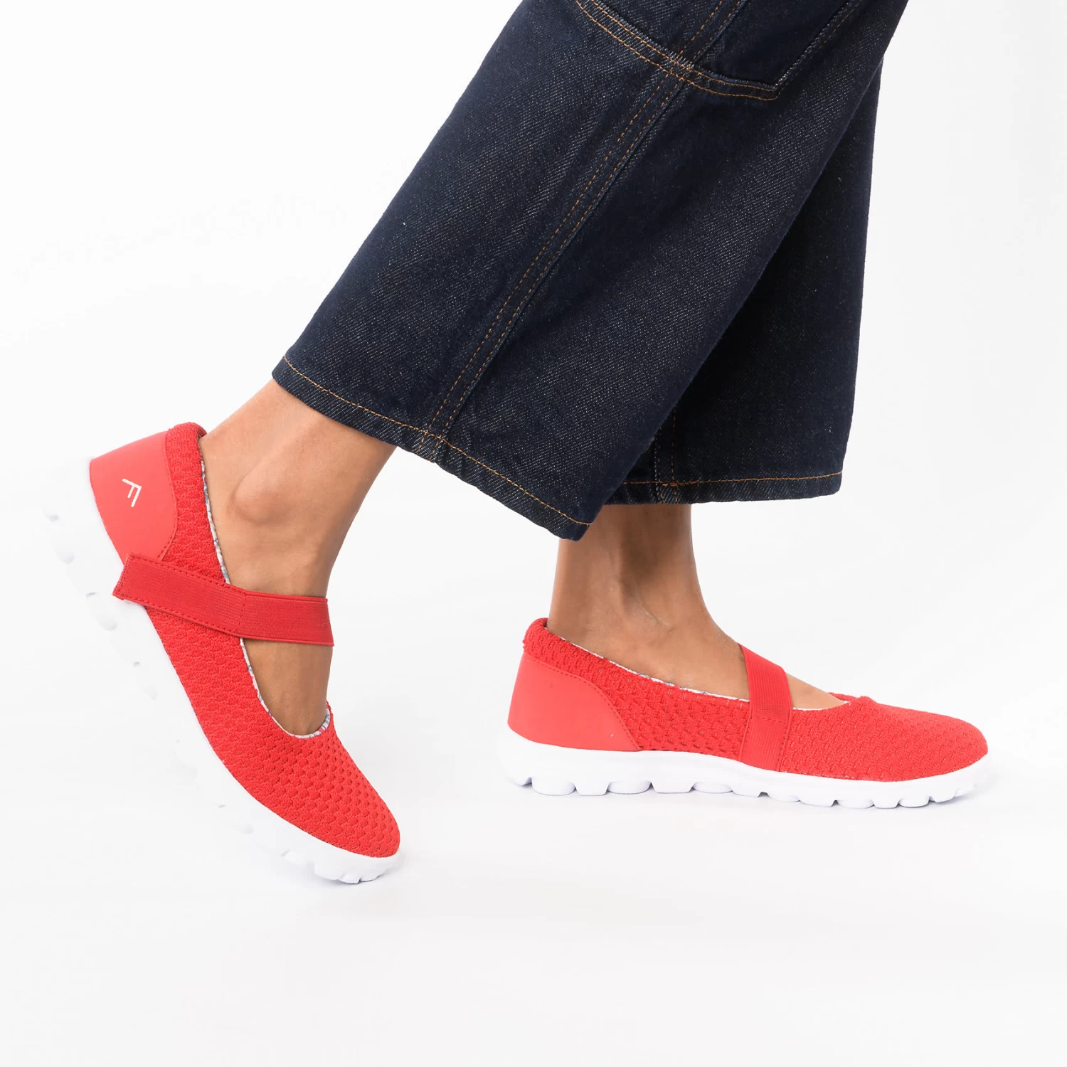 Frey-jane Ballerinas, Lufdurchlässige Mesh Optik Sportliche Ballerinas 2 Frey-jane Ballerinas, Lufdurchlässige Mesh Optik Sportliche Ballerinas – Bild 2