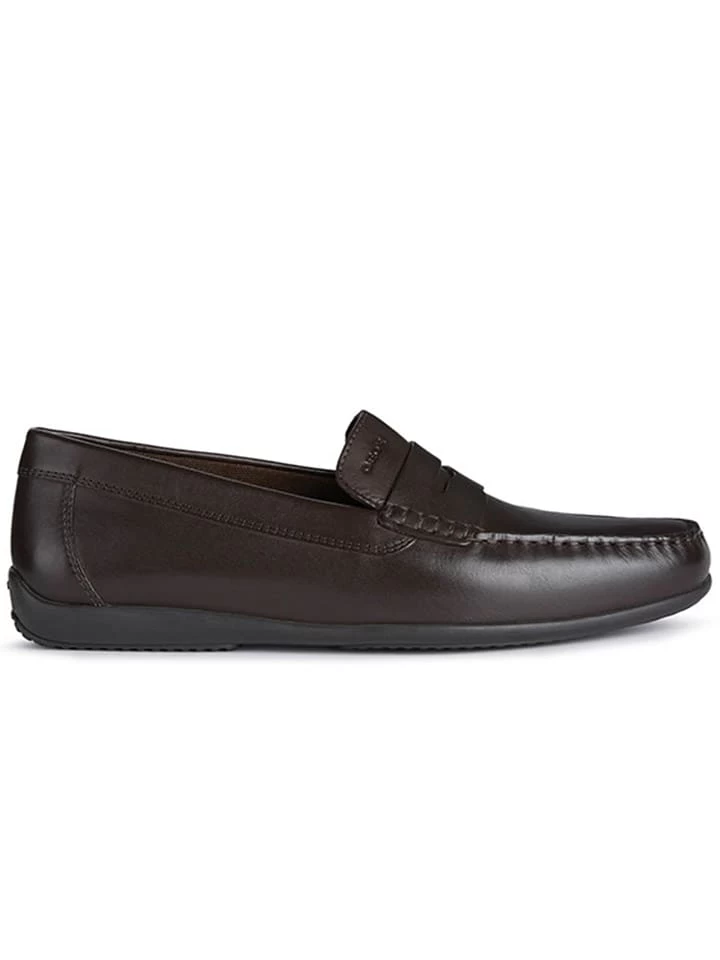 Geox Leder-Mokassins "Uascanio" In Braun 1 Geox Leder-Mokassins "Uascanio" In Braun