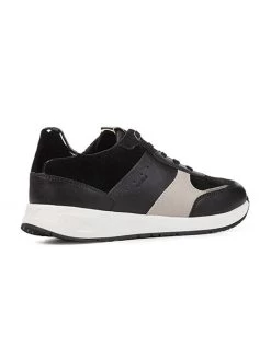 Geox Sneakers "Dbulmya" In Schwarz/ Beige -Günstiges Schuh Himmel Geschäft geox sneakers dbulmya in schwarz beige 3