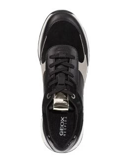 Geox Sneakers "Dbulmya" In Schwarz/ Beige -Günstiges Schuh Himmel Geschäft geox sneakers dbulmya in schwarz beige 4