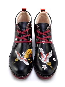 Schnürschuhe In Schwarz/ Bunt -Günstiges Schuh Himmel Geschäft goby schnurschuhe in schwarz bunt 3