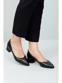Leder-Pumps In Schwarz -Günstiges Schuh Himmel Geschäft gonderi r leder pumps in schwarz 5