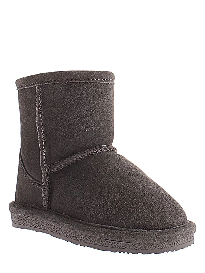 Leder-Winterboots "Ethel Toddler" In Anthrazit 1 Leder-Winterboots "Ethel Toddler" In Anthrazit