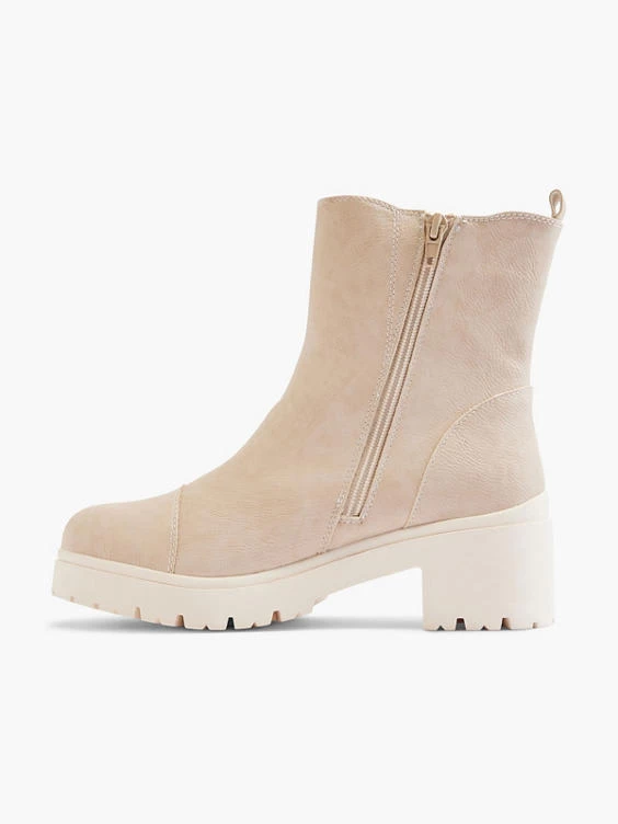 Chelsea Stiefelette Creme 2 Chelsea Stiefelette Creme – Bild 2