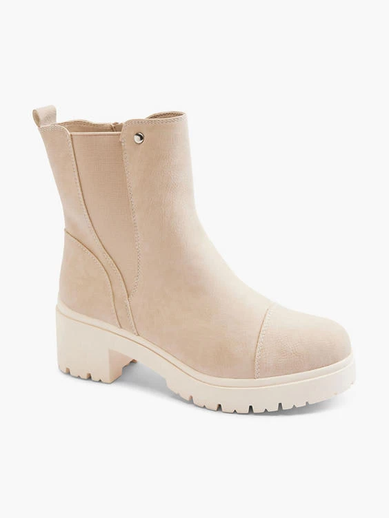 Chelsea Stiefelette Creme 6 Chelsea Stiefelette Creme – Bild 6