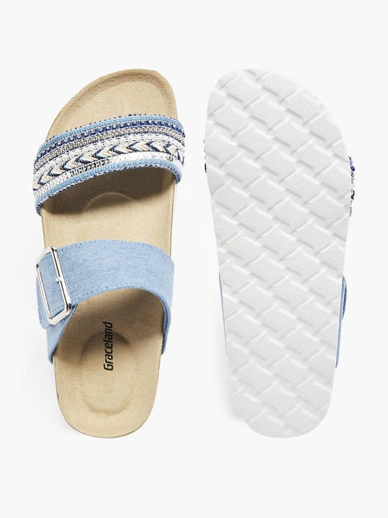 Pantolette Blau 3 Pantolette Blau – Bild 3