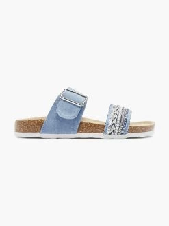 Pantolette Blau