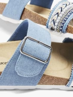 Pantolette Blau 10 Pantolette Blau -Günstiges Schuh Himmel Geschäft graceland pantolette blau 4