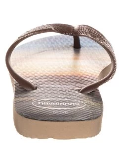 Havaianas Zehentrenner In Dunkelbraun -Günstiges Schuh Himmel Geschäft havaianas zehentrenner in dunkelbraun 2