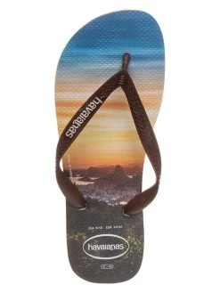 Havaianas Zehentrenner In Dunkelbraun -Günstiges Schuh Himmel Geschäft havaianas zehentrenner in dunkelbraun 3