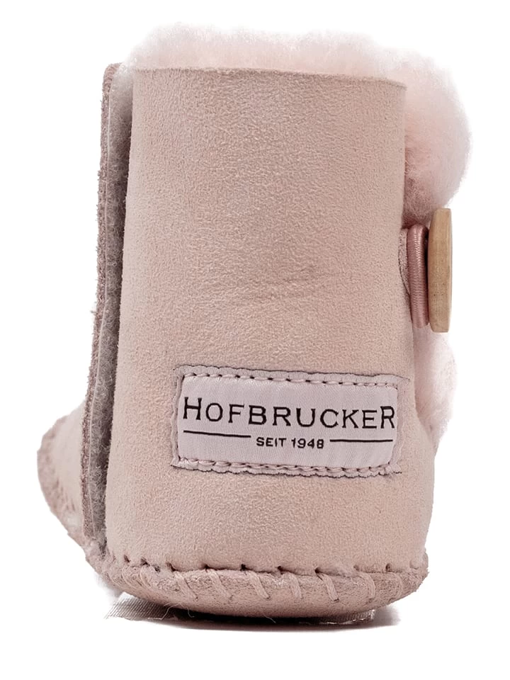 Lammfell-Babyschuhe "Booty" In Rosa 2 Lammfell-Babyschuhe "Booty" In Rosa – Bild 2