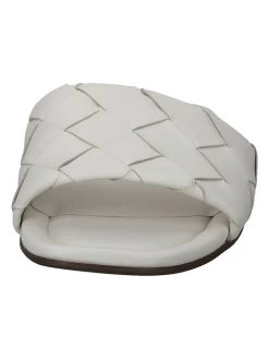 Leder-Pantoletten In Weiß 10 Leder-Pantoletten In Weiß -Günstiges Schuh Himmel Geschäft hogl leder pantoletten in weiss 3