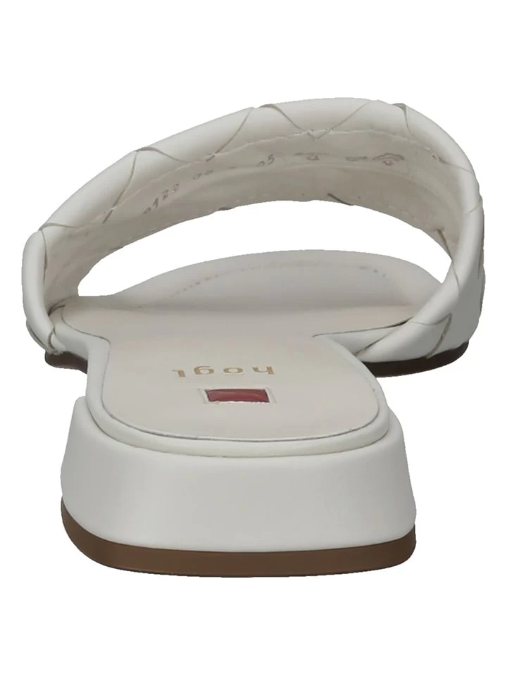 Leder-Pantoletten In Weiß 5 Leder-Pantoletten In Weiß – Bild 5