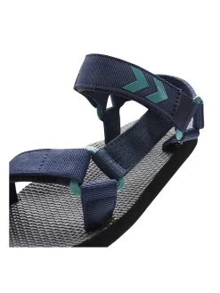 Hummel Sandalen In Schwarz/ Blau -Günstiges Schuh Himmel Geschäft hummel sandalen in schwarz blau 5