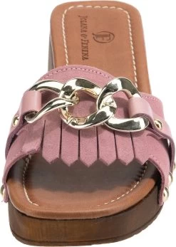 J&F Woody Chain Pantoletten -Günstiges Schuh Himmel Geschäft jolana and fenena jandf woody chain pantoletten 3