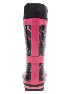 KangaRoos Gummistiefel In Dunkelblau/ Pink -Günstiges Schuh Himmel Geschäft kangaroos gummistiefel in dunkelblau pink 4