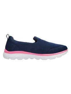 KangaRoos Slipper "Celine" In Dunkelblau/ Rosa/ Weiß -Günstiges Schuh Himmel Geschäft kangaroos slipper celine in dunkelblau rosa weiss 2